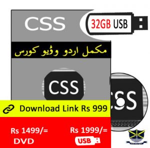 css Urdu Video Tutorial course in Pakistan