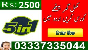 5 in 1 Graphics Design Urdu Video Training Course in Urdu