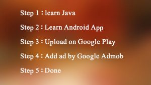 Learning Steps android application development