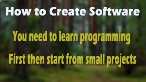 How to Create Software with Computer Programming