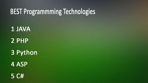 best programming technologies in world