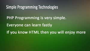 simple programming technology for students
