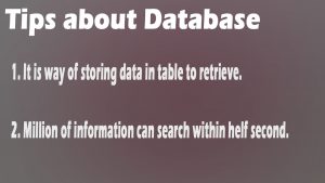 Ethical Hacking : Tips about Database