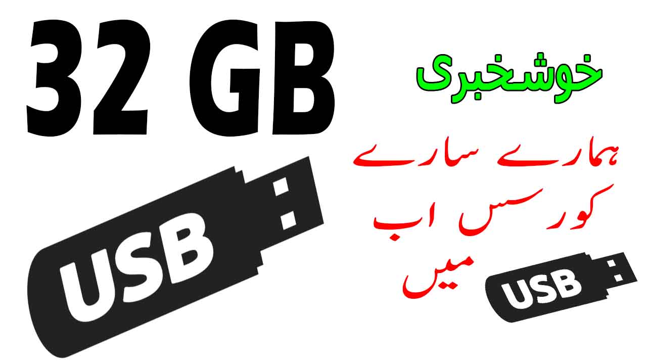 computer courses pakistan in USB