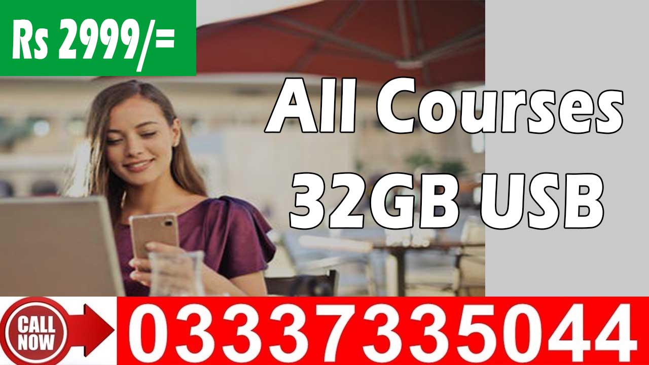 Learn Computer Courses in Video 32GB USB in Pakistan